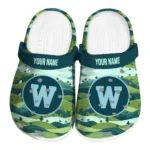 custom western michigan broncos hills illustration clogs best selling