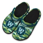 custom western michigan broncos hills illustration clogs best selling
