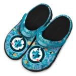 custom winnipeg jets tropical fish ocean clogs best selling