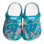 custom wisconsin badgers tropical fish ocean clogs best selling