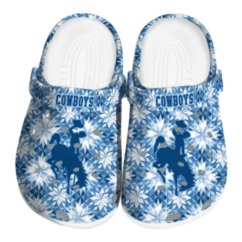custom wyoming cowboys snowflake mosaic clogs best selling