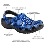 customized air force falcons snowy hills clogs best selling