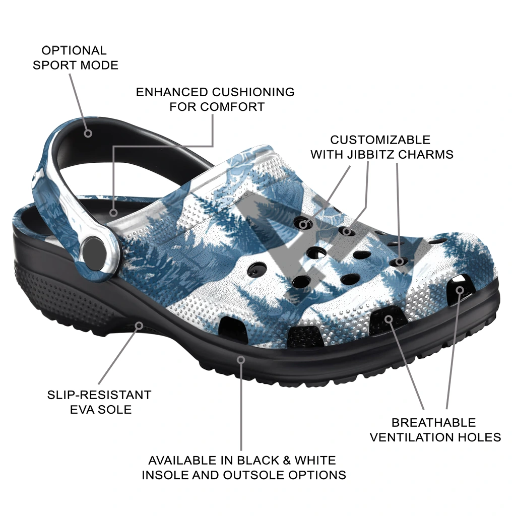 customized air force falcons snowy mountains clogs new arrival customized air force falcons snowy mountains clogs new arrival