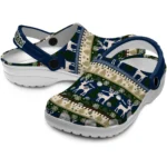 customized akron zips christmas motif clogs best selling