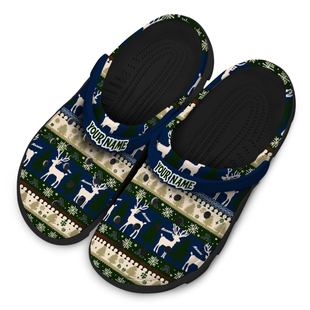 customized akron zips christmas motif clogs latest model customized akron zips christmas motif clogs latest model