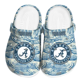 customized alabama crimson tide sea swirls clogs best selling