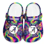 customized alabama crimson tide swirling mushrooms clogs best selling