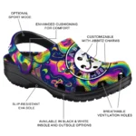 customized alabama crimson tide swirling mushrooms clogs best selling