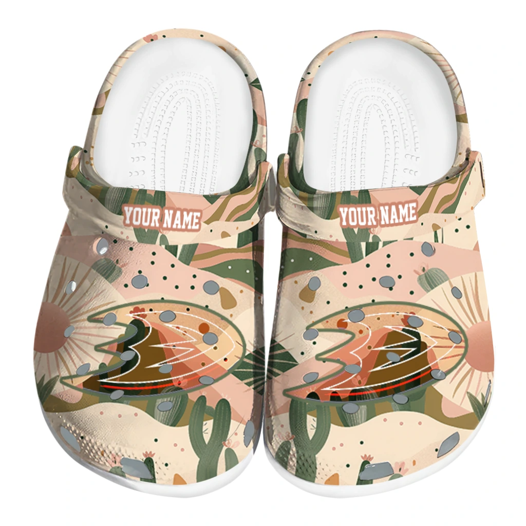 customized anaheim ducks desert cactus pattern clogs best selling customized anaheim ducks desert cactus pattern clogs best selling