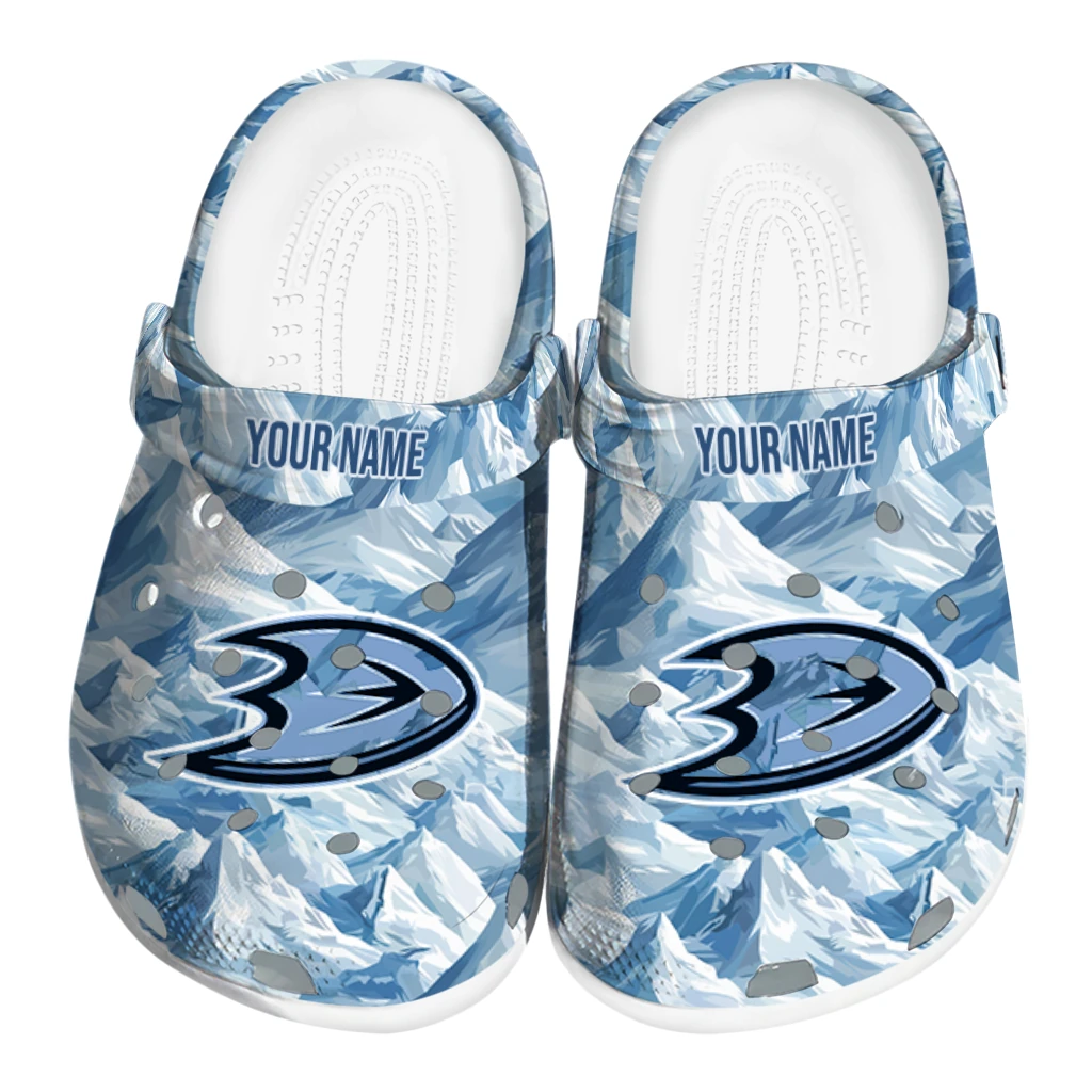 customized anaheim ducks mountain artwork clogs best selling customized anaheim ducks mountain artwork clogs best selling