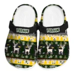 customized appalachian state mountaineers christmas motif clogs best selling