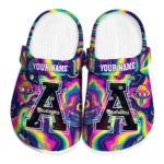 customized appalachian state mountaineers swirling mushrooms clogs best selling