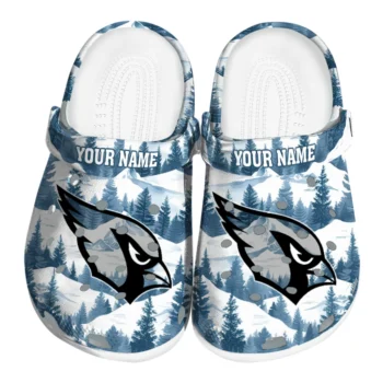 customized arizona cardinals snowy mountains clogs best selling