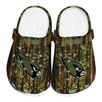 customized arizona cardinals woods forest designs clogs best selling