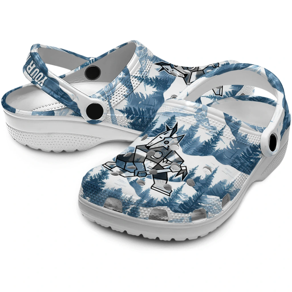 customized arizona coyotes snowy mountains clogs high quality customized arizona coyotes snowy mountains clogs high quality