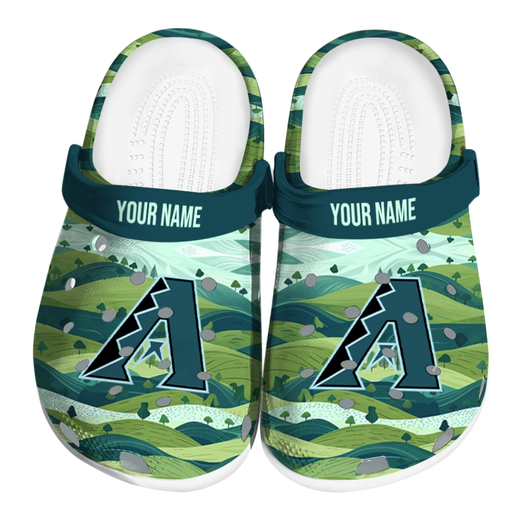 customized arizona diamondbacks hills illustration clogs best selling customized arizona diamondbacks hills illustration clogs best selling