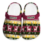 customized arizona state sun devils christmas motif clogs best selling