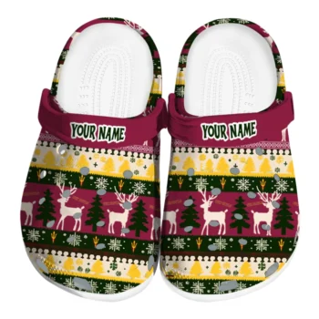 customized arizona state sun devils christmas motif clogs best selling