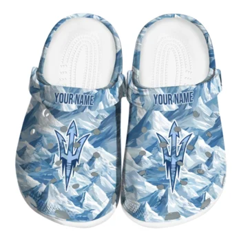 customized arizona state sun devils mountain artwork clogs best selling