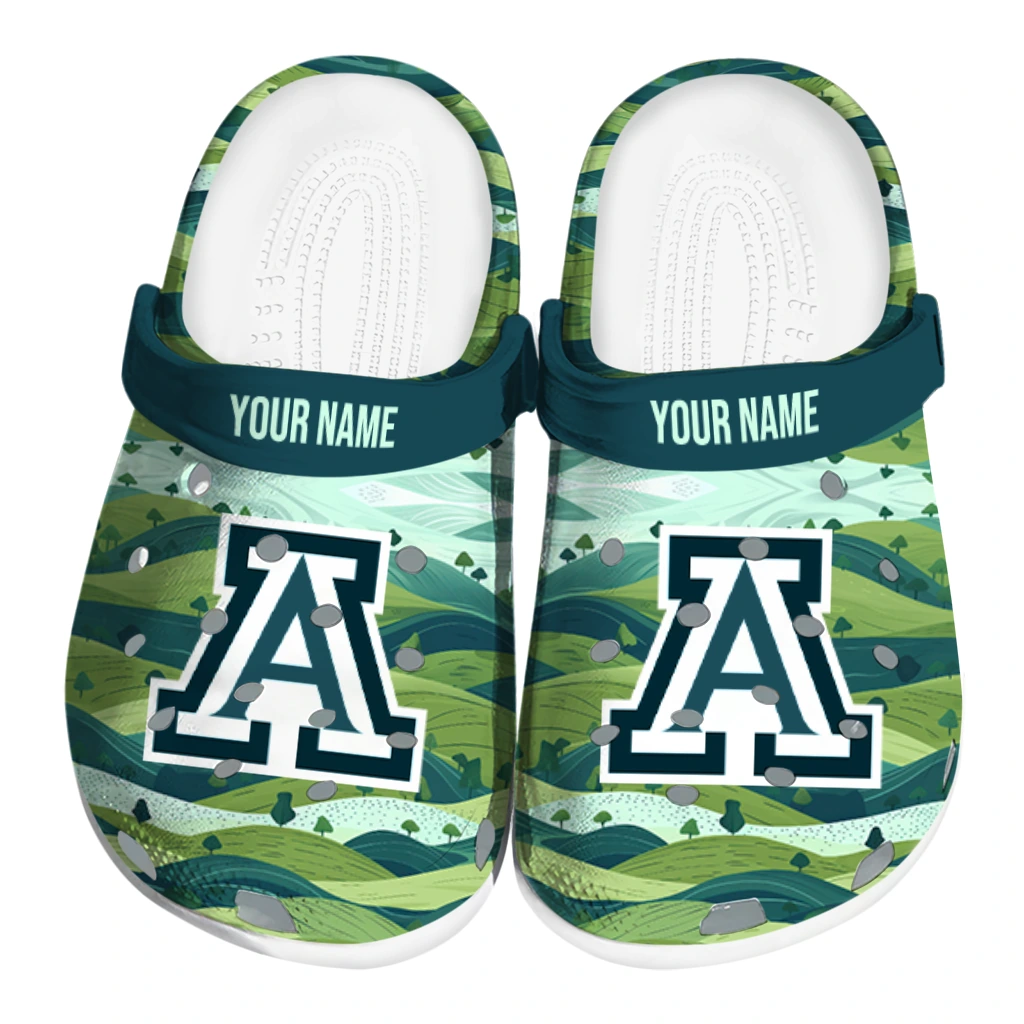 customized arizona wildcats hills illustration clogs best selling customized arizona wildcats hills illustration clogs best selling