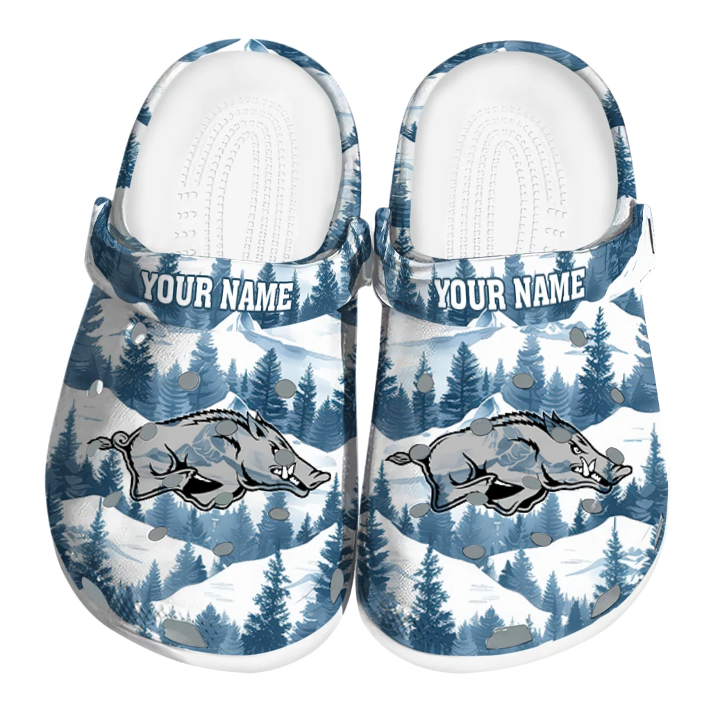 customized arkansas razorbacks snowy mountains clogs best selling customized arkansas razorbacks snowy mountains clogs best selling