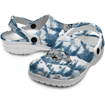 customized arkansas razorbacks snowy mountains clogs high quality