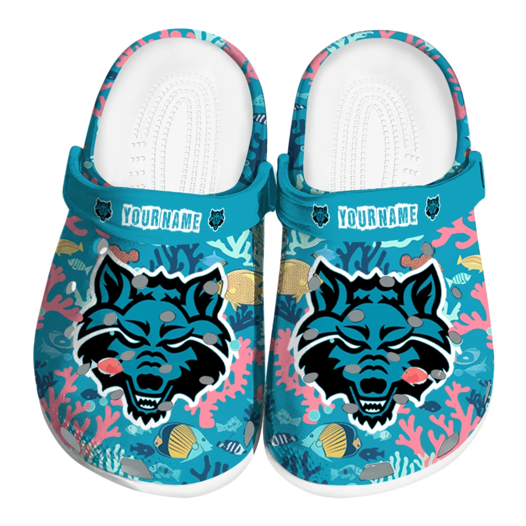 customized arkansas state red wolves tropical fish ocean clogs best selling customized arkansas state red wolves tropical fish ocean clogs best selling