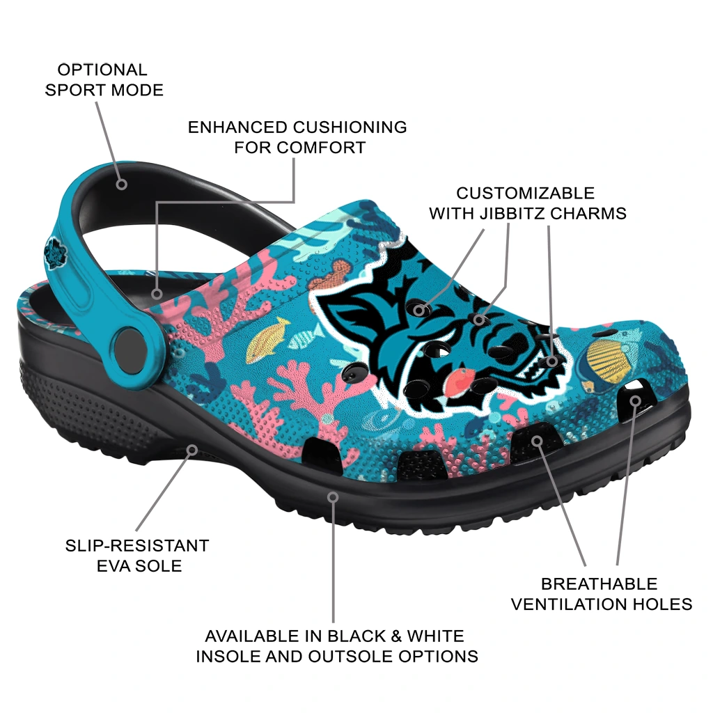 customized arkansas state red wolves tropical fish ocean clogs new arrival customized arkansas state red wolves tropical fish ocean clogs new arrival