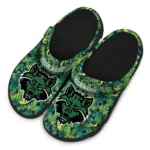 customized arkansas state red wolves tropical leaves clogs best selling