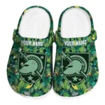 customized army black knights tropical leaves clogs best selling