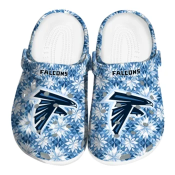 customized atlanta falcons snowflake mosaic clogs best selling