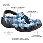 customized atlanta falcons snowflake mosaic clogs best selling