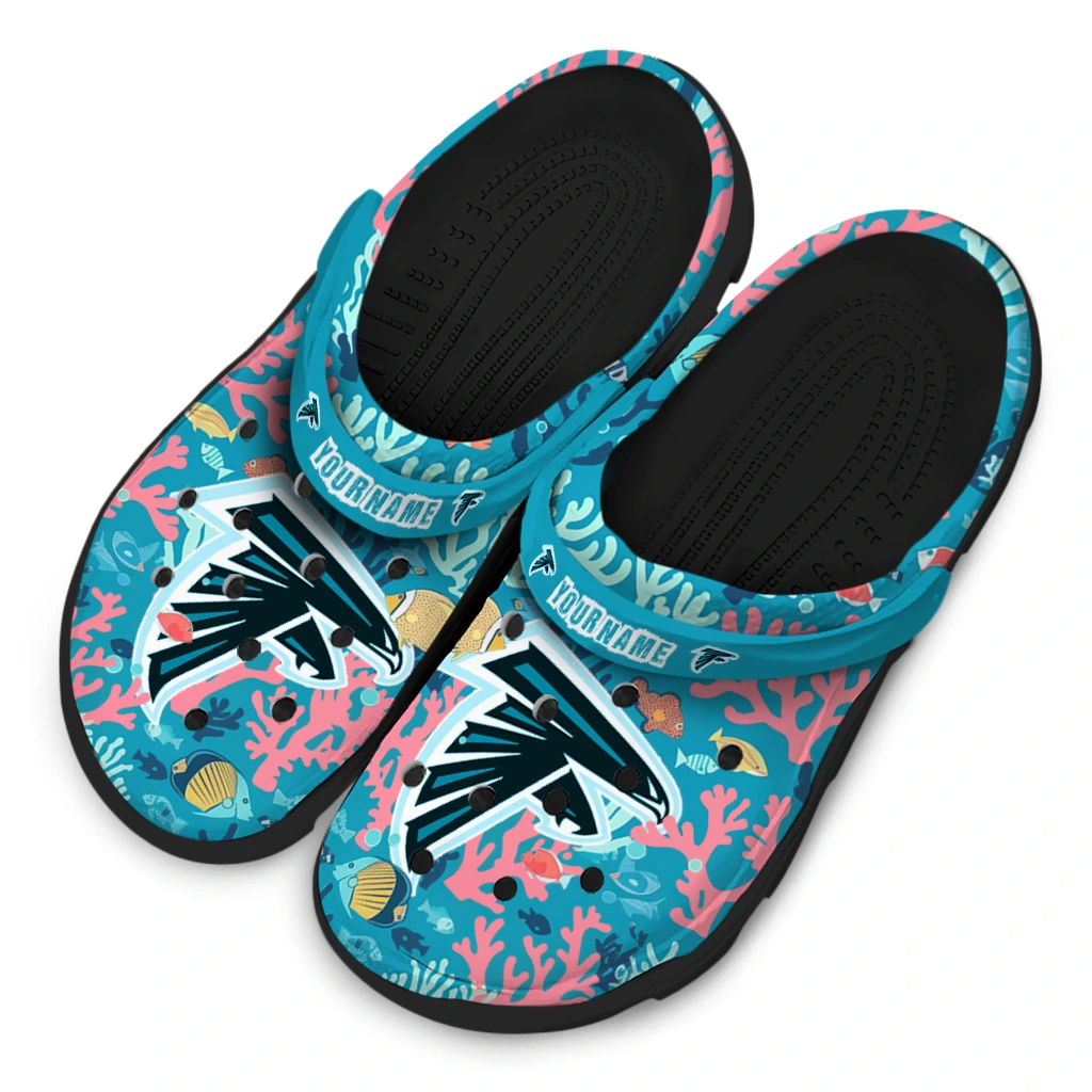 customized atlanta falcons tropical fish ocean clogs latest model customized atlanta falcons tropical fish ocean clogs latest model
