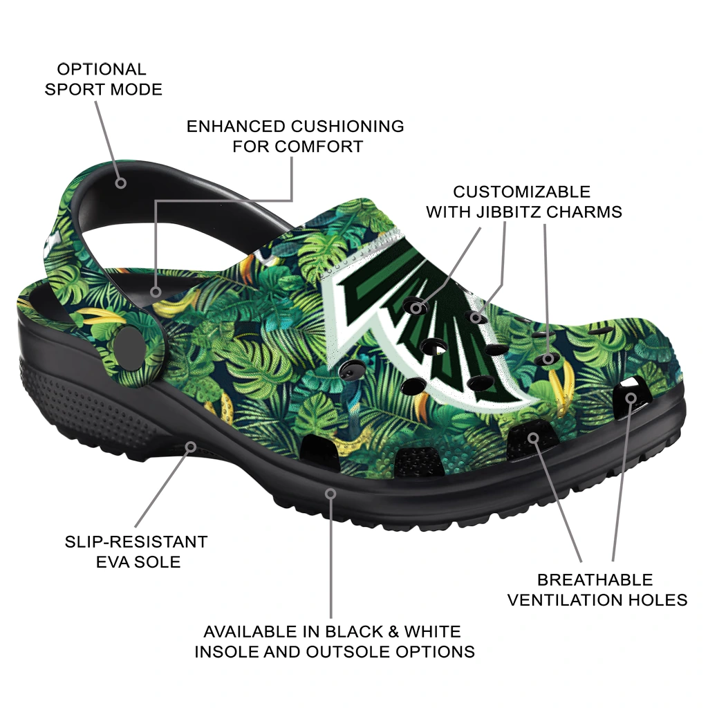 customized atlanta falcons tropical leaves clogs new arrival customized atlanta falcons tropical leaves clogs new arrival