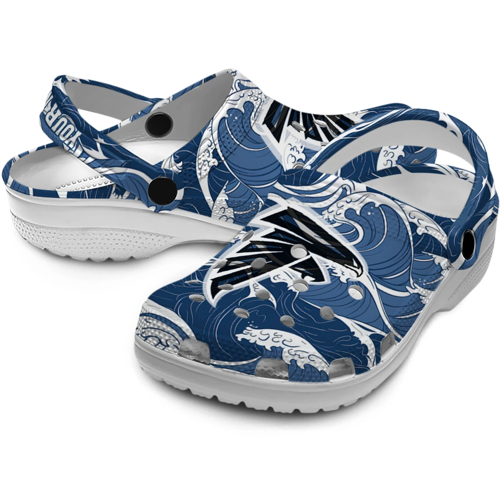 customized atlanta falcons wave flow clogs high quality customized atlanta falcons wave flow clogs high quality