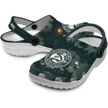 customized atlanta hawks deer nightscape clogs high quality