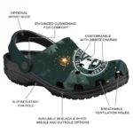 customized atlanta hawks deer nightscape clogs best selling