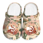 customized atlanta hawks desert cactus pattern clogs best selling