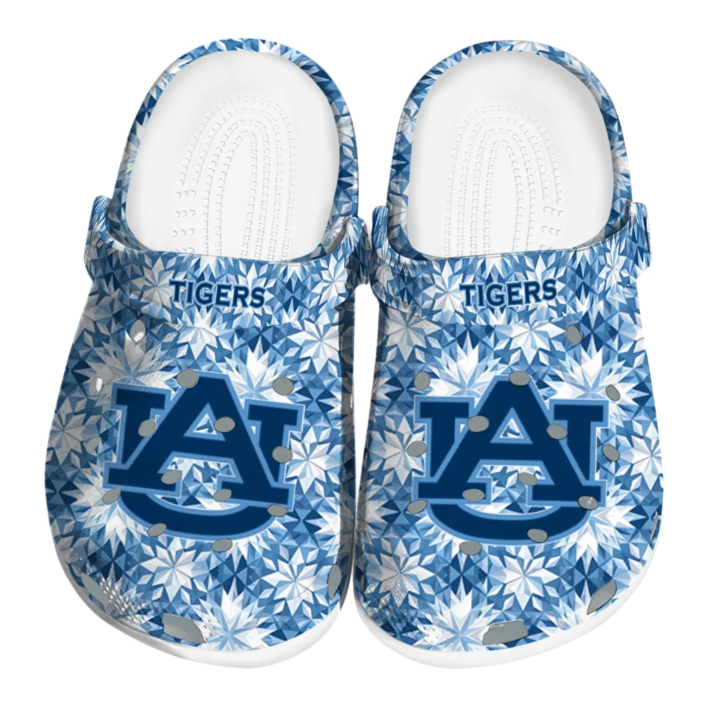 customized auburn tigers snowflake mosaic clogs best selling customized auburn tigers snowflake mosaic clogs best selling