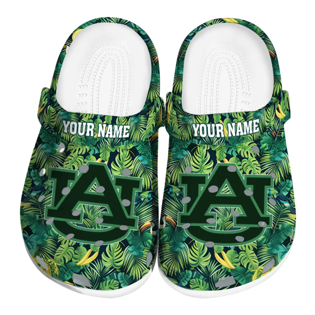 customized auburn tigers tropical leaves clogs best selling customized auburn tigers tropical leaves clogs best selling