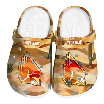 customized ball state cardinals desert layers clogs best selling
