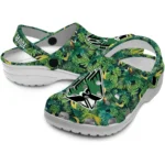 customized ball state cardinals tropical leaves clogs best selling