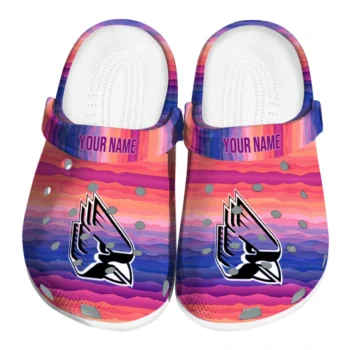 customized ball state cardinals wavy stripes clogs best selling