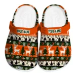 customized baltimore orioles christmas motif clogs best selling