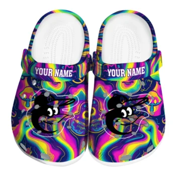 customized baltimore orioles swirling mushrooms clogs best selling