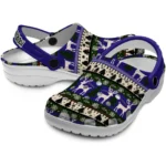 customized baltimore ravens christmas motif clogs best selling