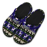 customized baltimore ravens christmas motif clogs best selling