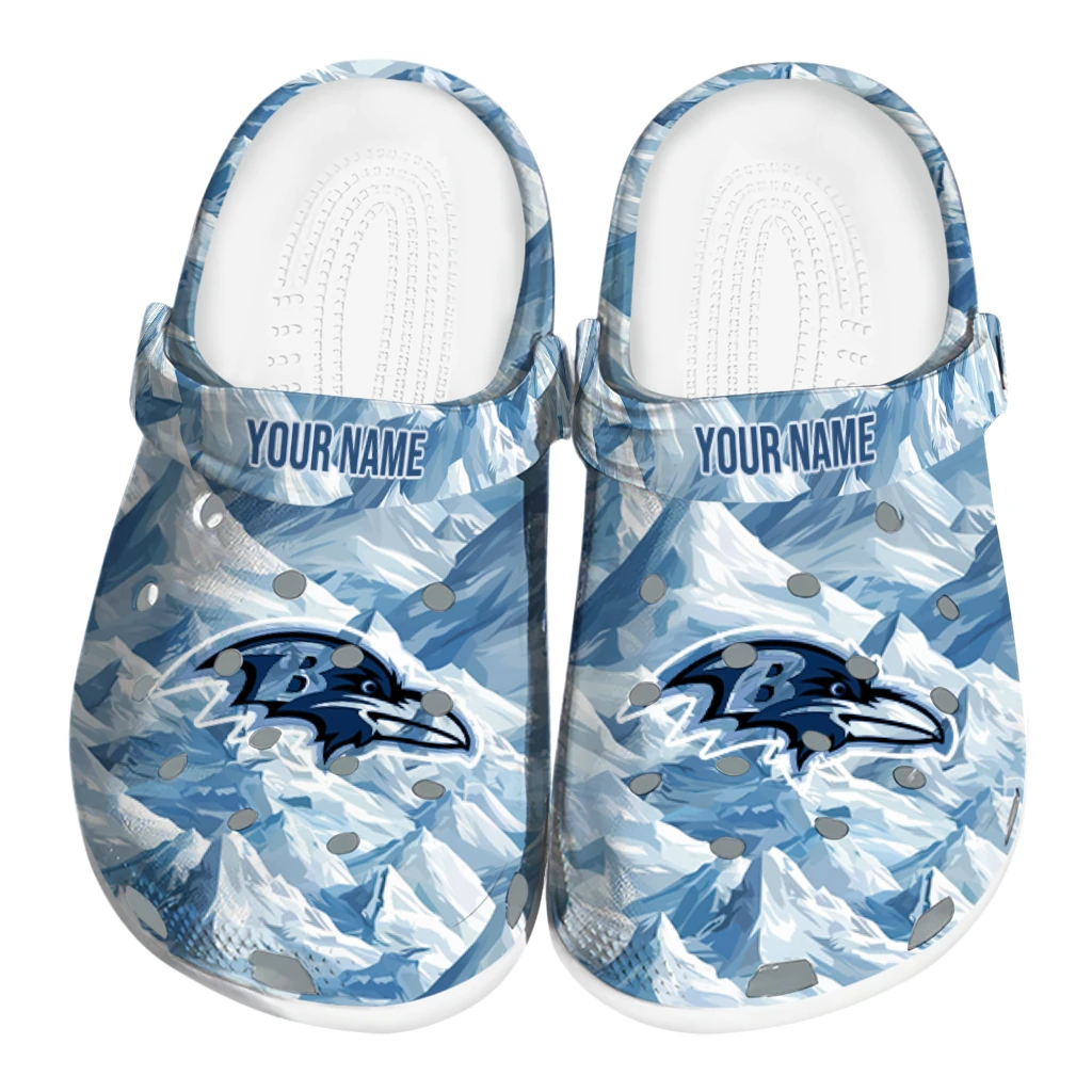 customized baltimore ravens mountain artwork clogs best selling customized baltimore ravens mountain artwork clogs best selling