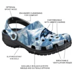 customized baltimore ravens mountain artwork clogs best selling