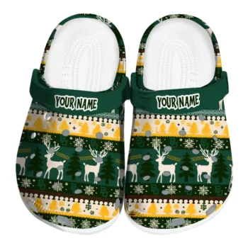 customized baylor bears christmas motif clogs best selling